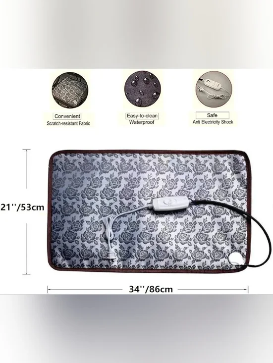 Langroup XXL Pet Heating Pad for Large Dog|Cat • 34" X 21" - Picture 5 of 7